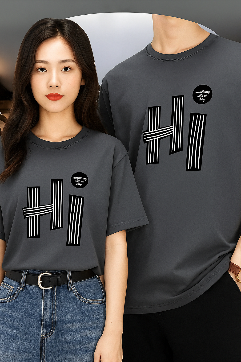 Printed Graphic Tee – Unisex