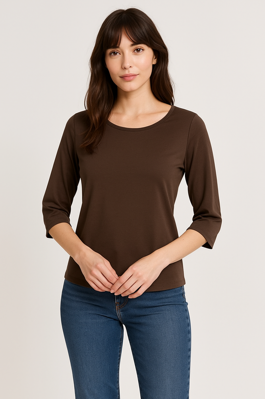 Basic Brown  T-Shirt